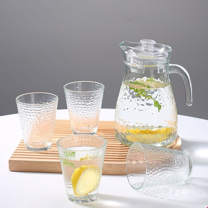 ست 5عددی پارچ لیوان یخی